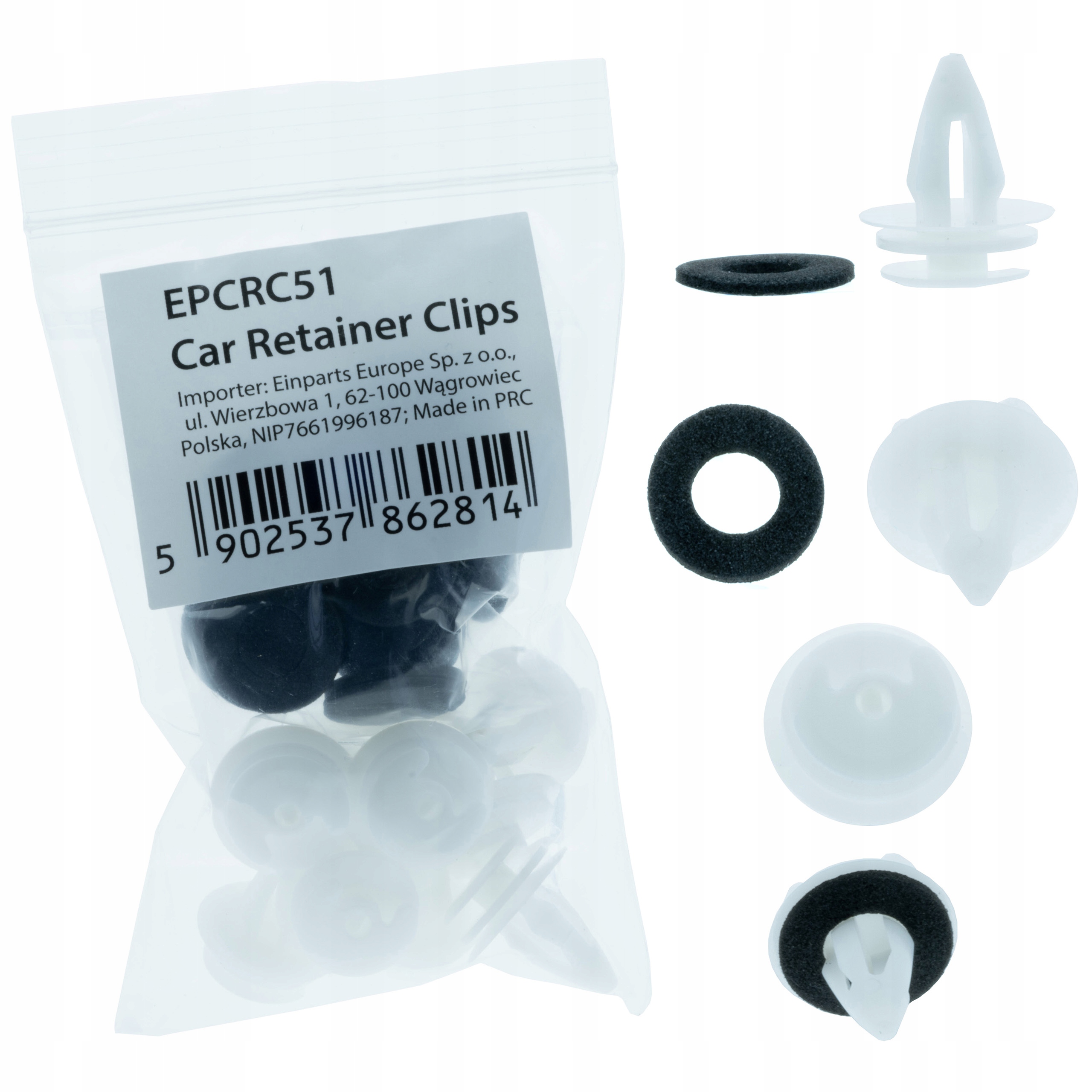 SPINKI KLIPSY KOŁKI BOCZKÓW I POSZYĆ TAPICERKI DRZWI I SŁUPKÓW DO BMW