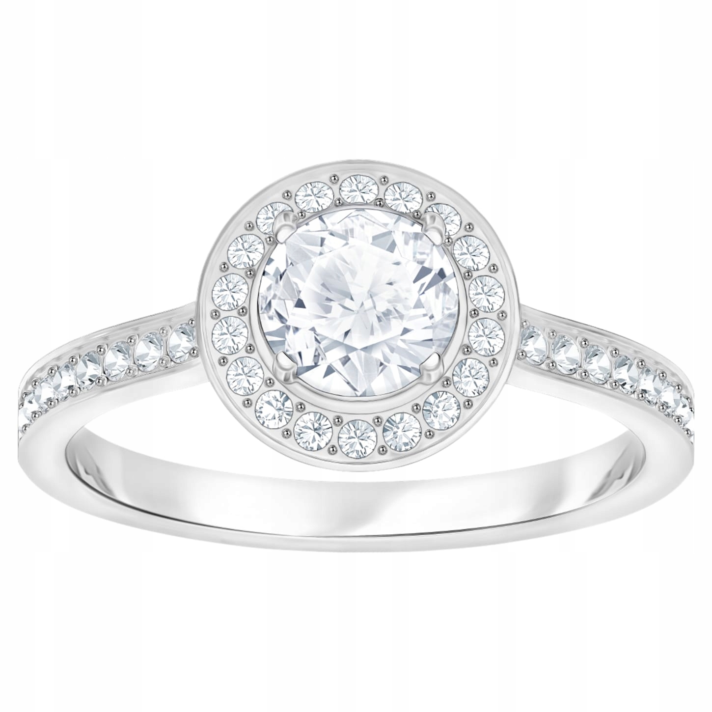 Prstýnek Swarovski Una Angelic Křišťál a Zirkony Ocel Vel. 60