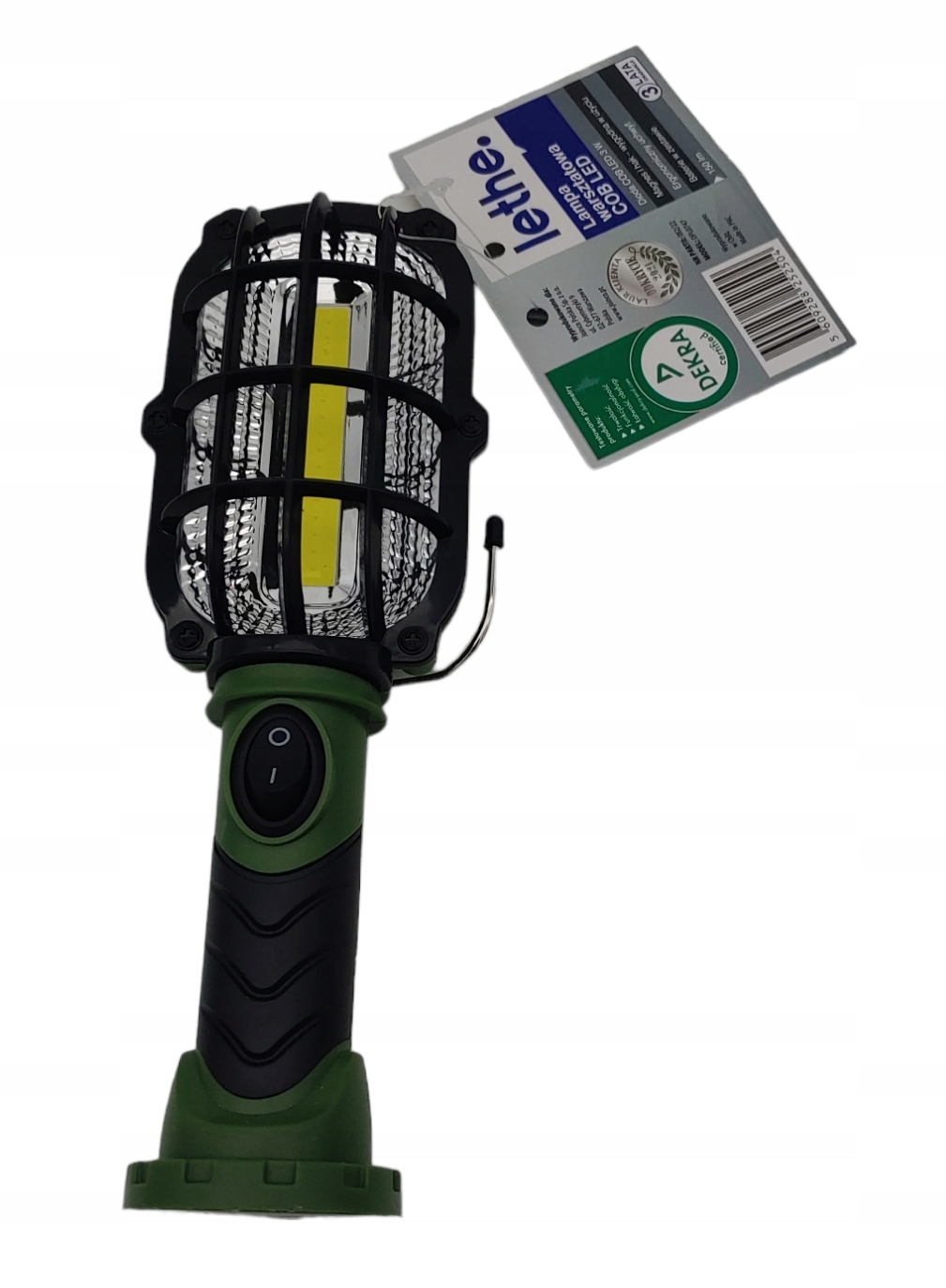 

Lampa Warsztatowa Cob Led 3W 150lm Zielona