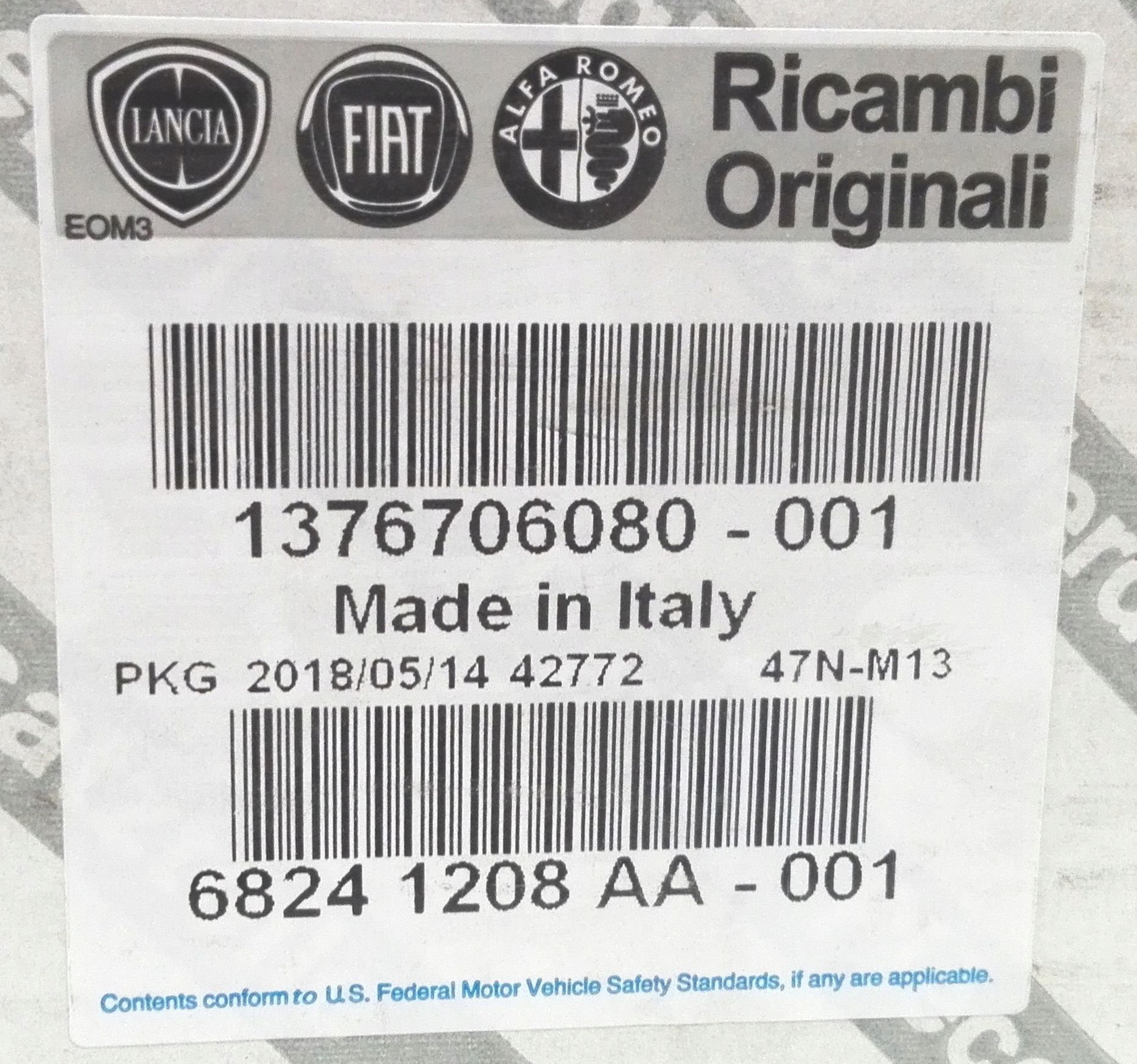 Prowadnica drzwi SRODEK DUCATO 06 17 OR 1376706080 Part number 1376706080