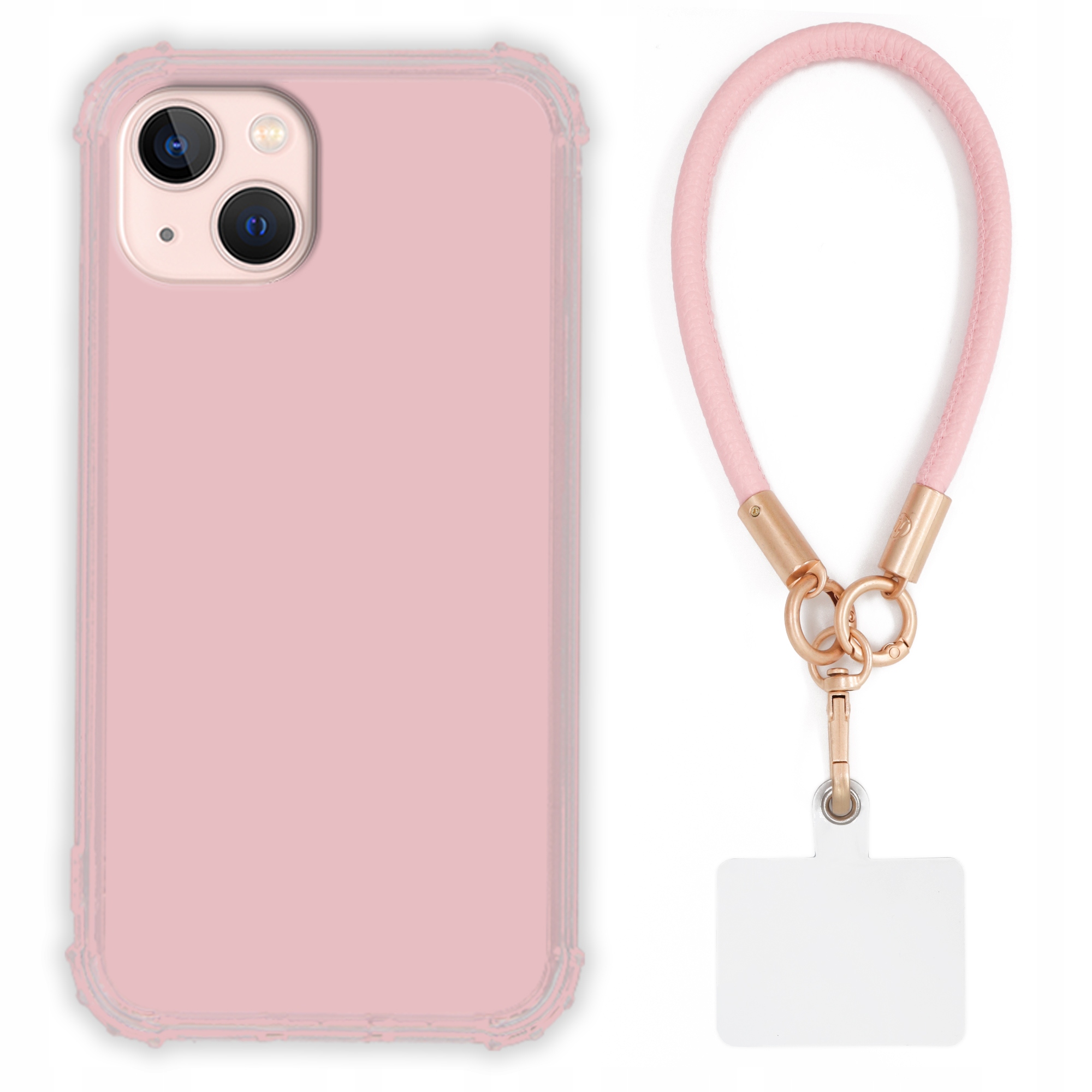 Pouzdro Pro Iphone 13 Case Antishock Pinky Růžové vodítko Sada Odolné, silné