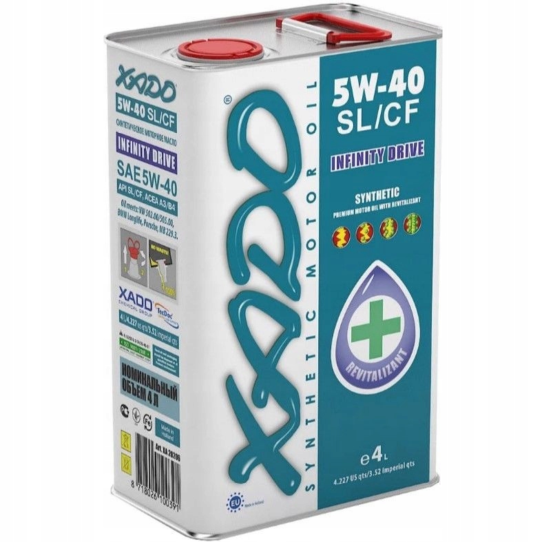 

Xado Atomic Oil Infinity Drive Sl/cf 5W40 4L