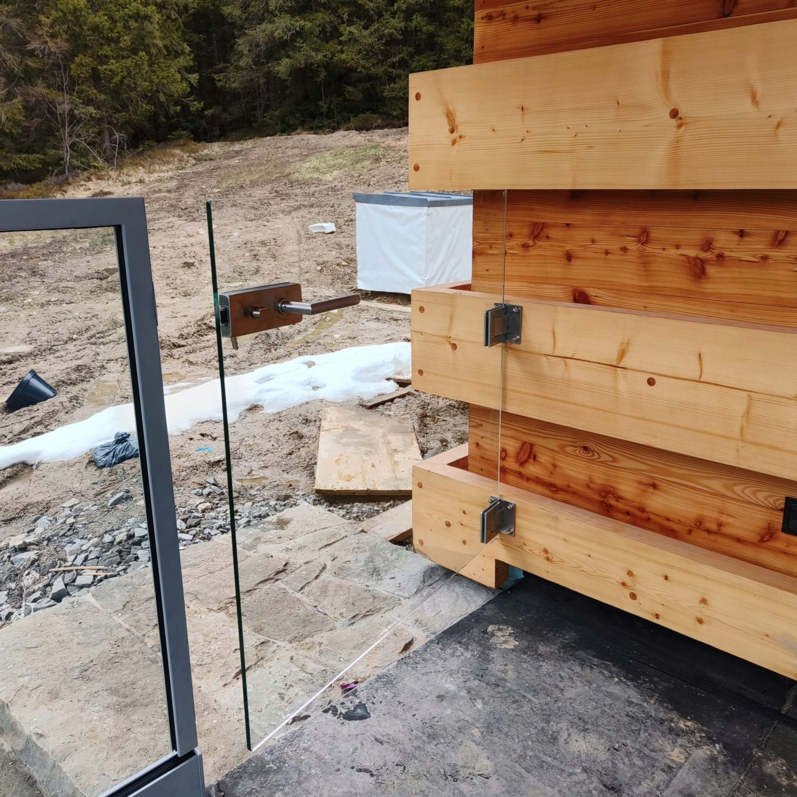 Zawias drzwi szklanych mocowany do ściany Kod producenta limbram