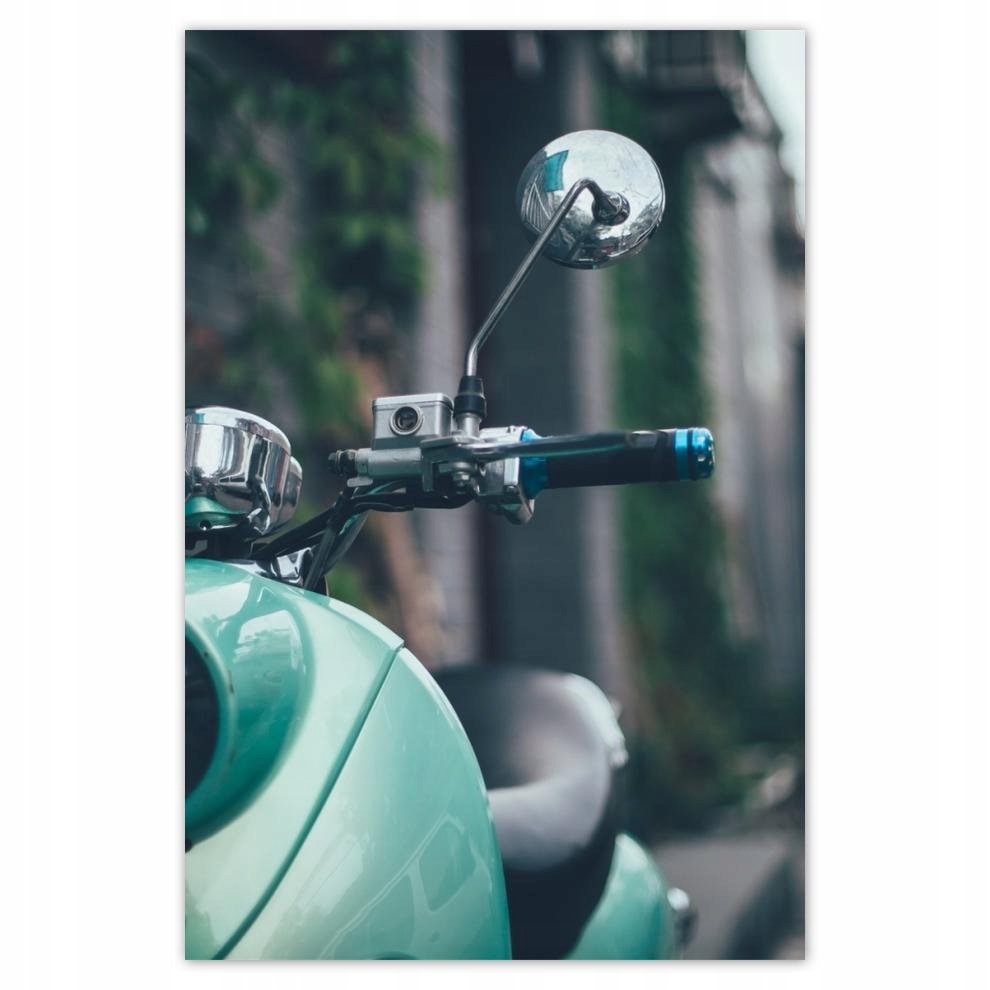 

Plakat 62x93 Turkusowy skuter