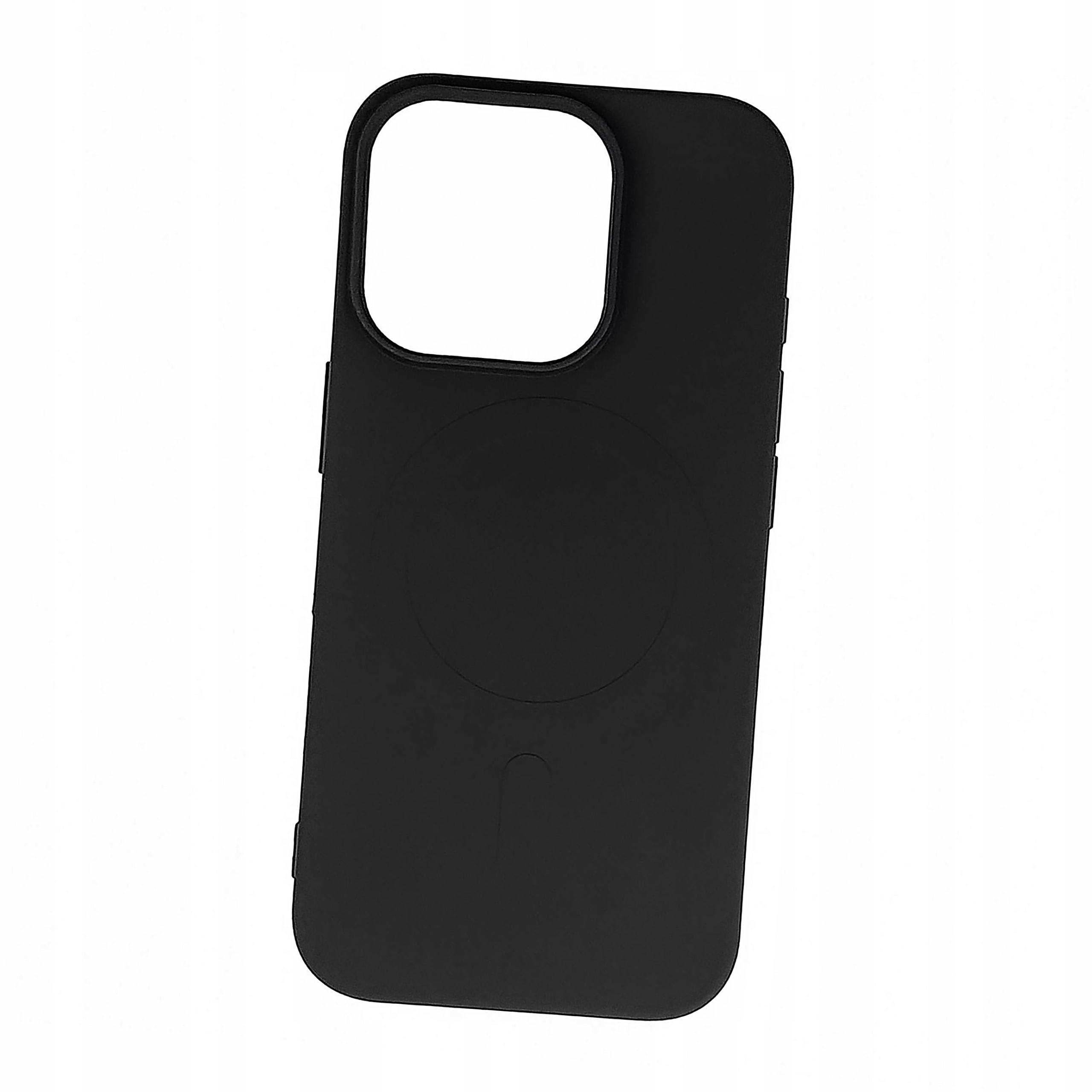 Etui Liquid Silicone Case MagSafe do iPhone 16 Pro Max czarne