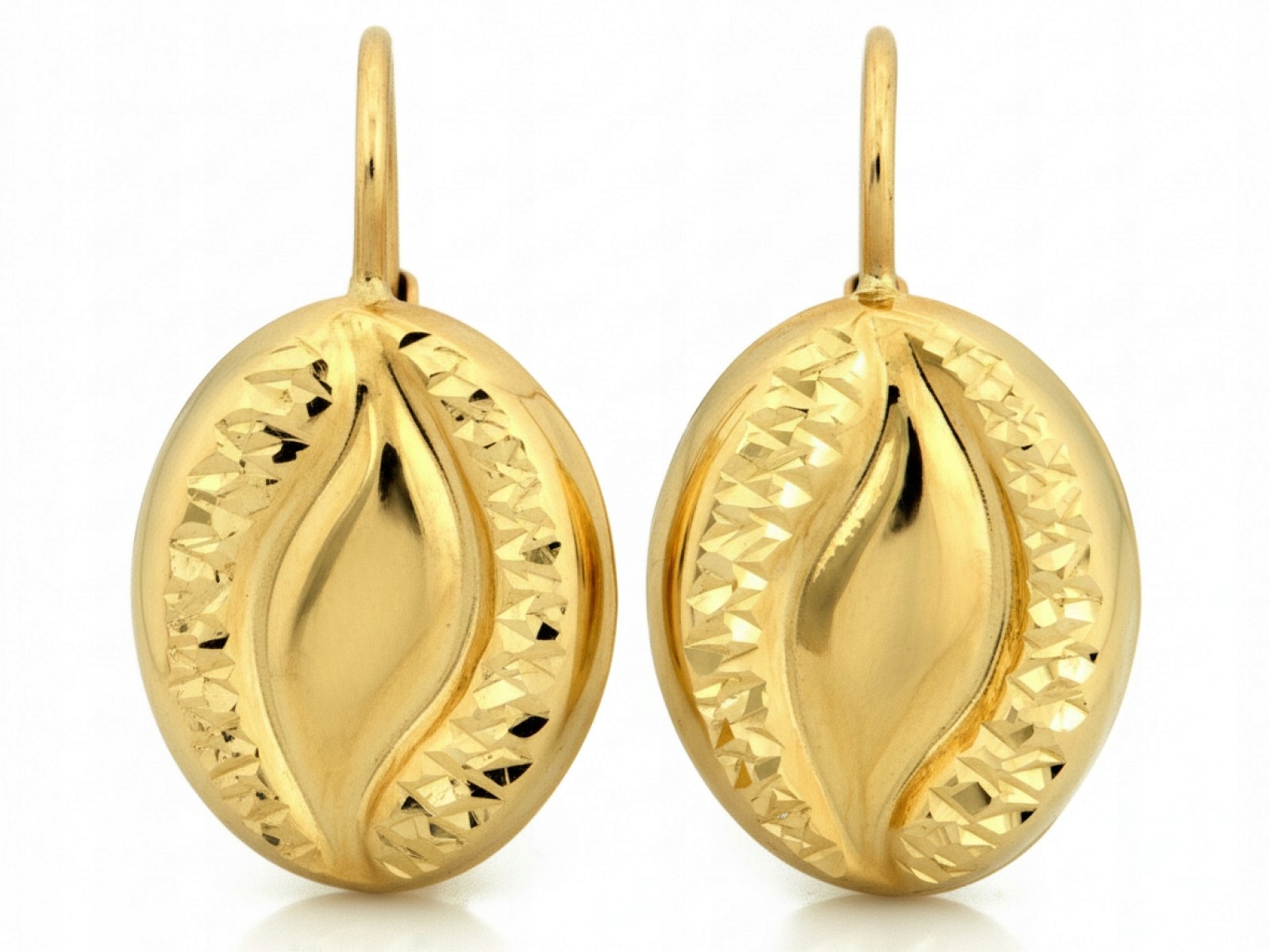 Dámské zlaté náušnice 585 14kt pro maminku