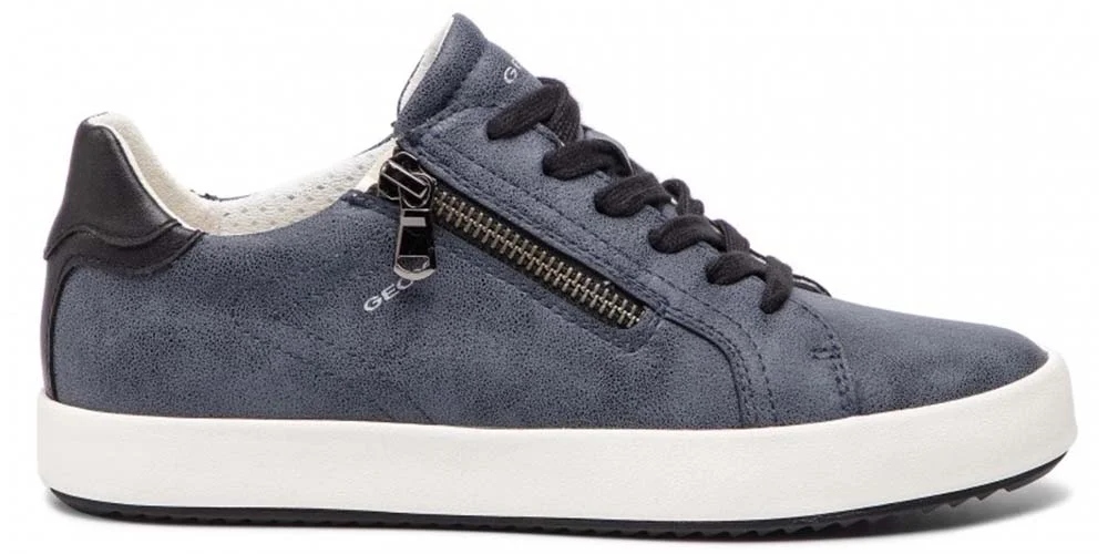 Geox Dámské polobotky Blomiee na zip velikost 36 černé, eko kůže