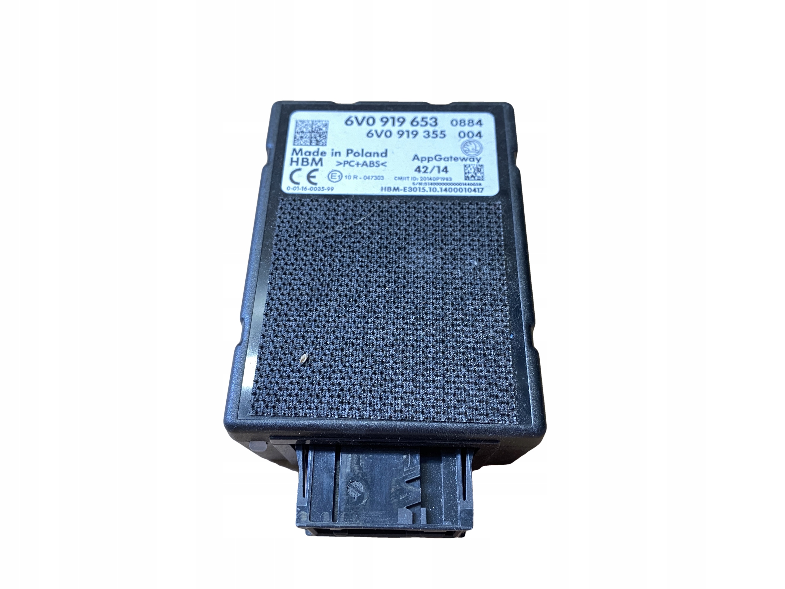 SKODA FABIA unité de commande électronique uce module TELEFONU 6V0919653