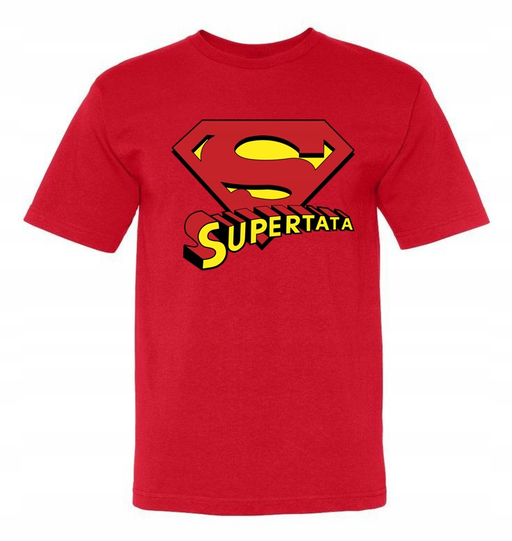 

T-shirt Meska Koszulka Super Tata S-xxl Tu L