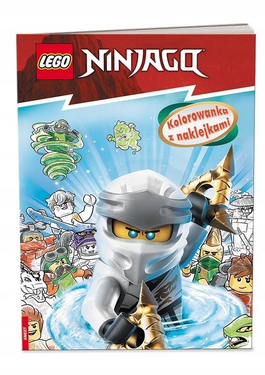 

Lego Ninjago. Kolorowanka z naklejkami Ameet