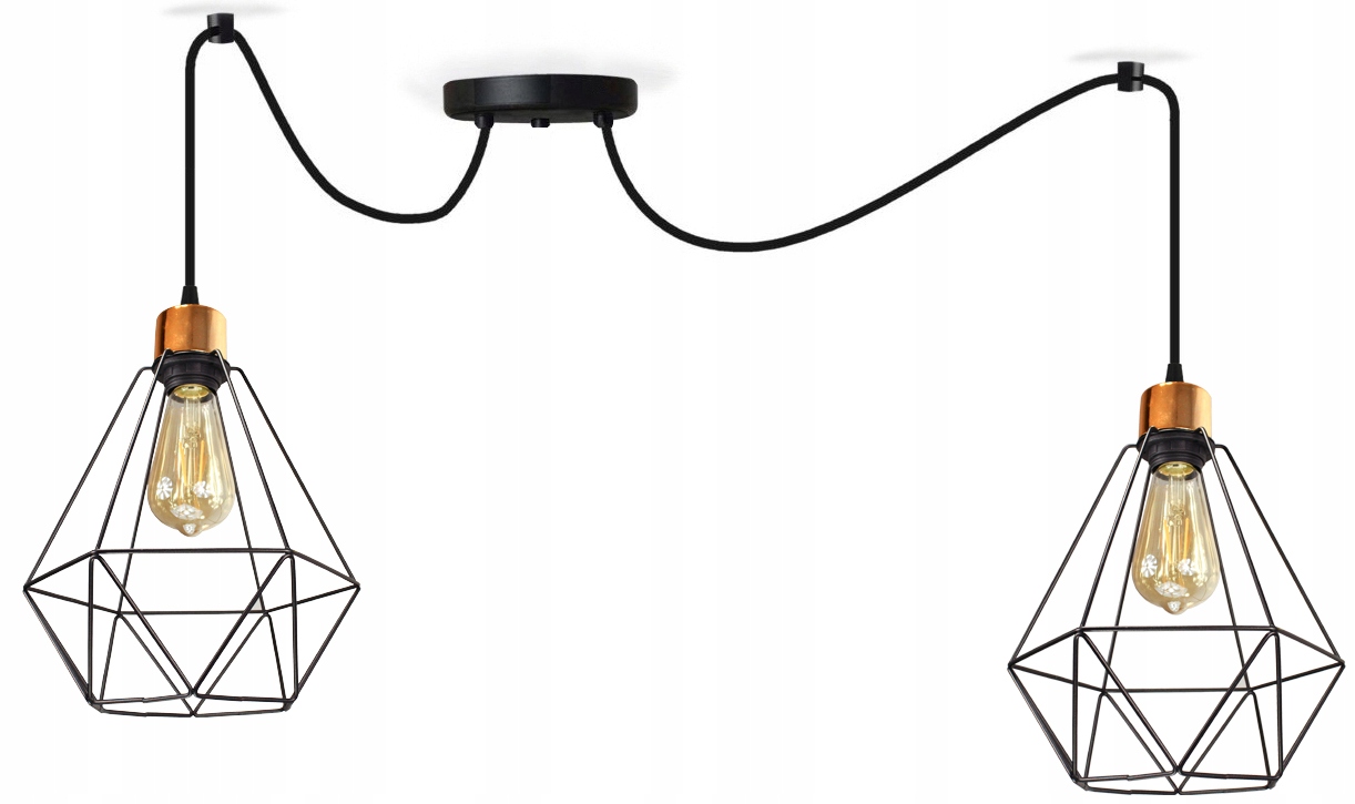 Lustr Stropní Svítidlo Pavouk Diamond Led Drátěnka