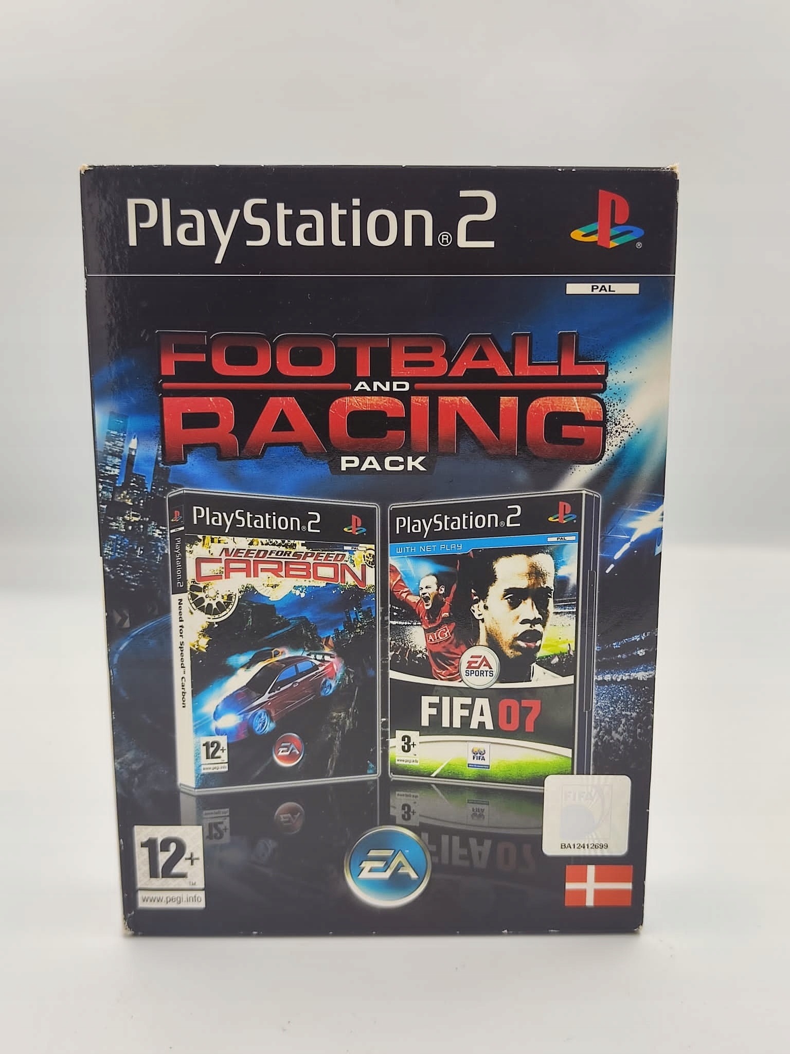 FOOTBALL AND RACING PACK PS2 NFS CARBON NOWE W FOLII