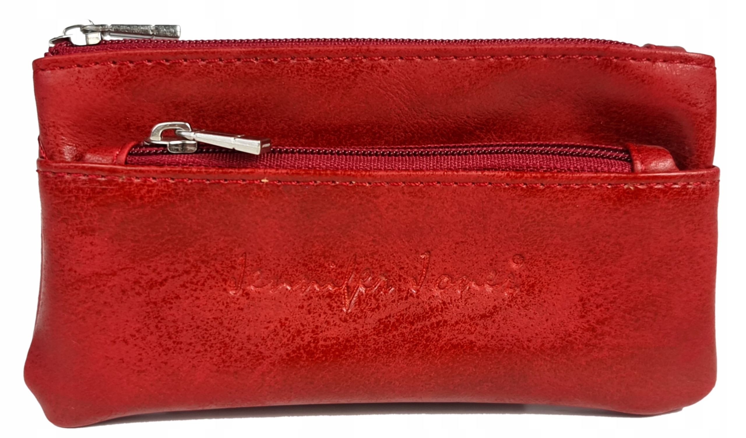 

Etui na klucze skórzane Jennifer Jones czerwone