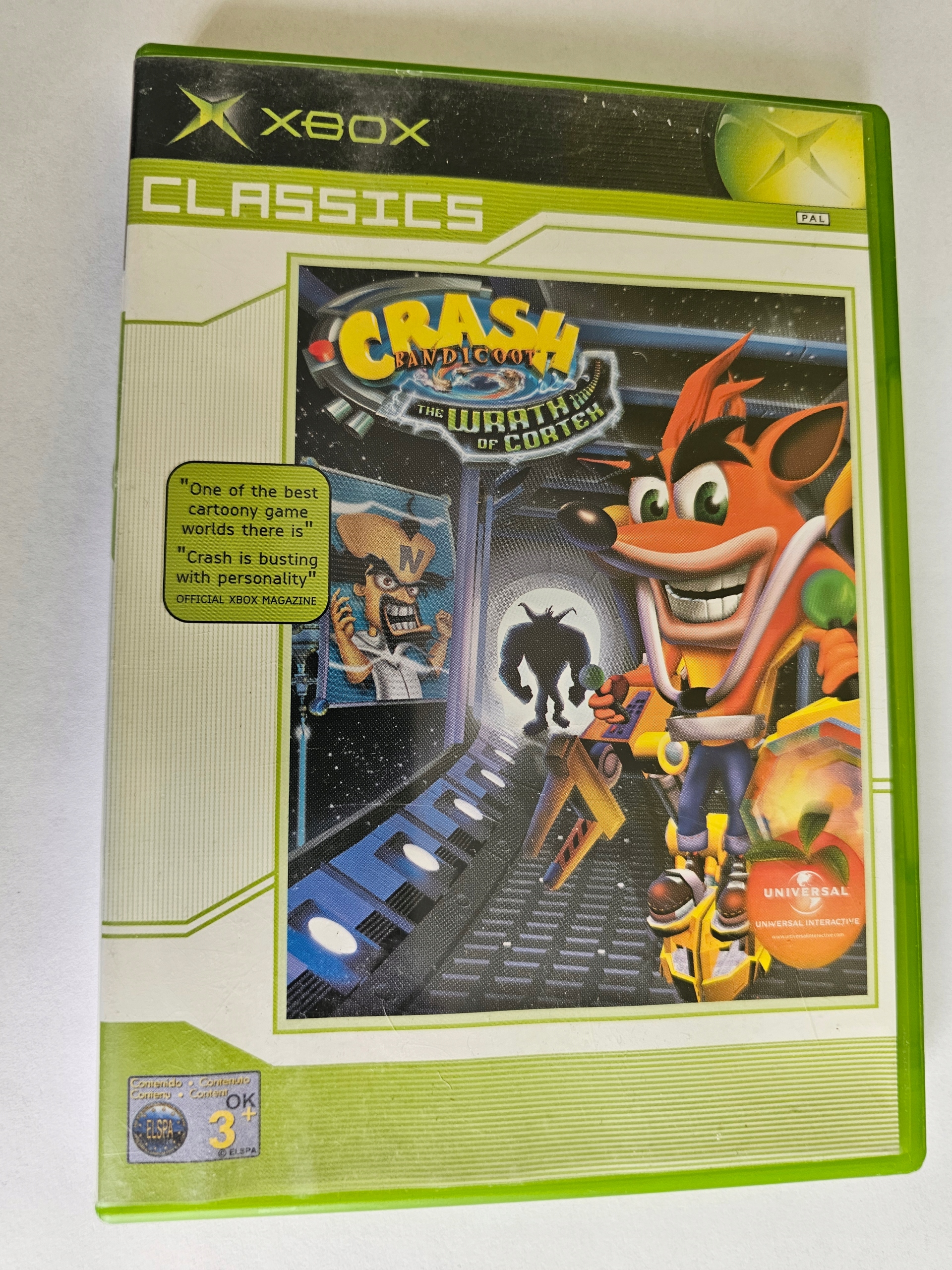 Crash Bandicoot: The Wrath Of Cortex Xbox pudełkowa