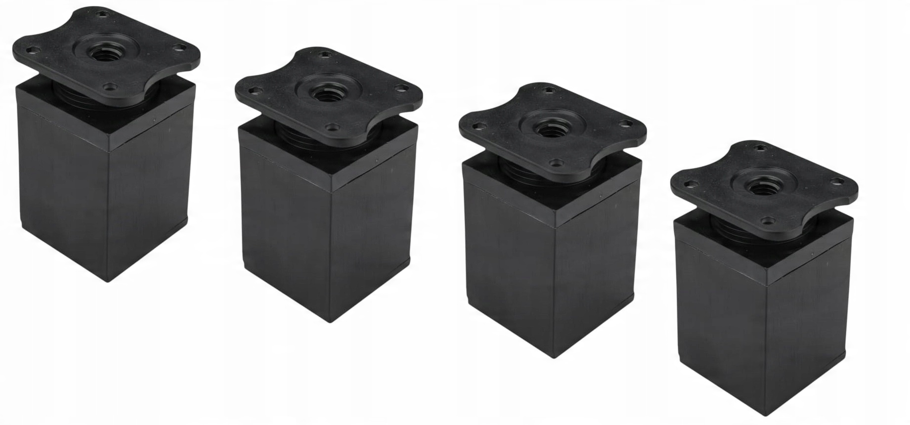 

4x Nóżka Aluminiowa Meblowa Czarny Mat H60 Regul