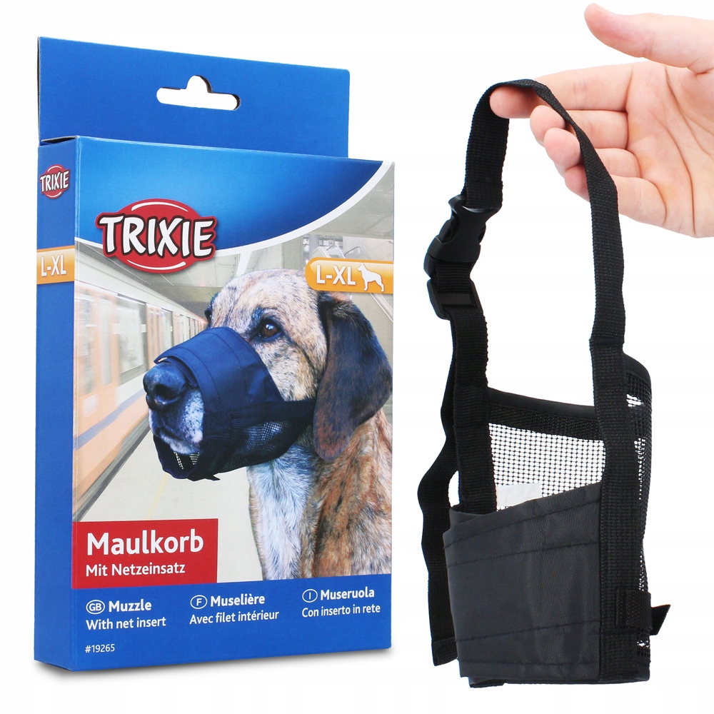 

Materiałowy kaganiec siatka L/XL dla dużego psa