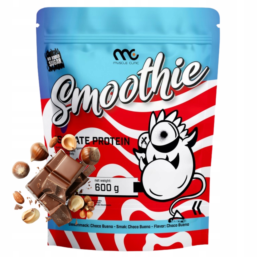 Muscle Clinic Smoothie Isolate Protein 600 g proteinový izolát vpíjející bílkoviny