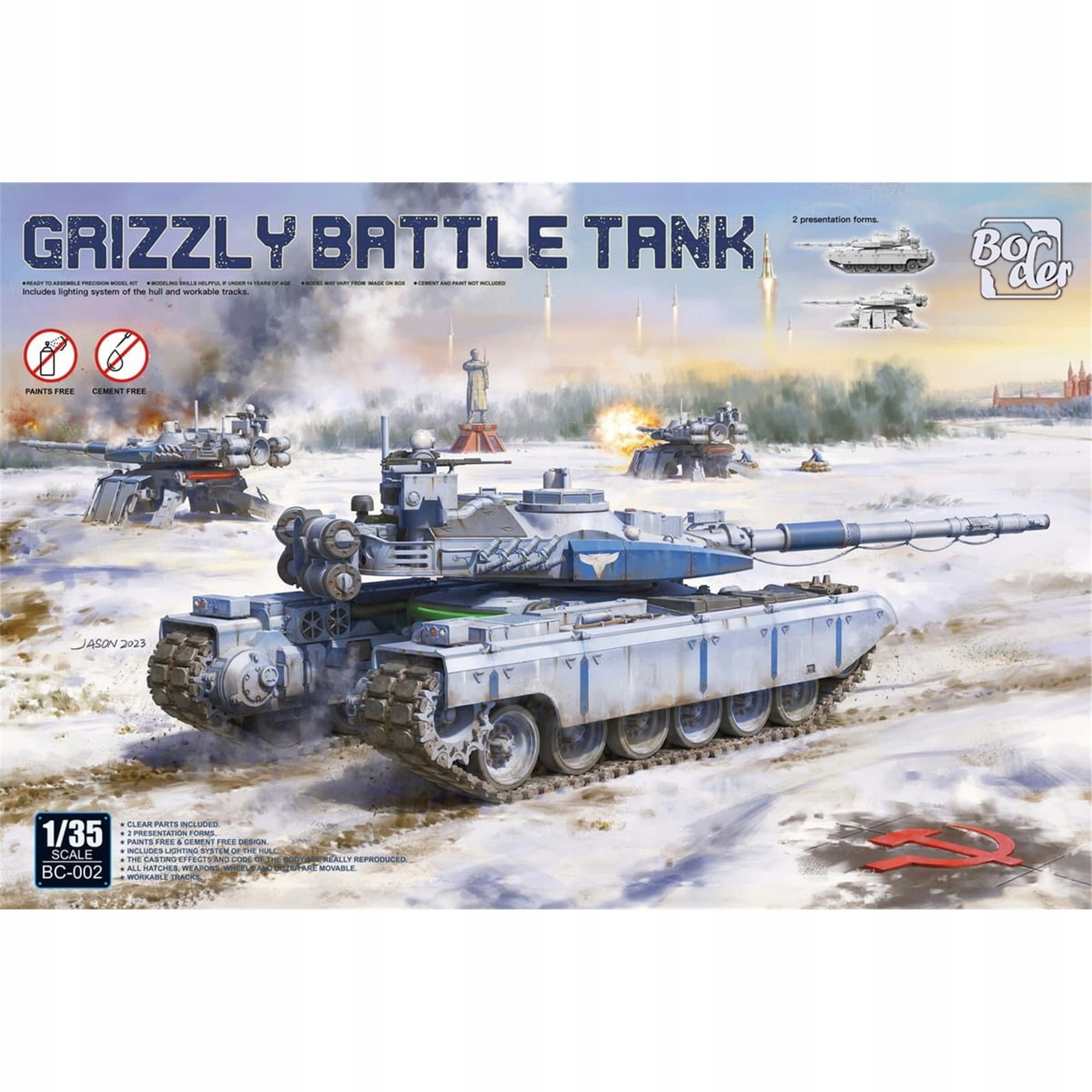 Grizzly Battle Tank 1:35 Border Model BC002