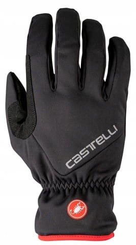 Castelli Rękawiczki kolarskie Entrata Thermal czarne [Rozmiar: L]