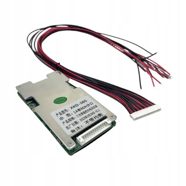 BMS 14S 52V 60A do akumulatorów litowo-jonowych