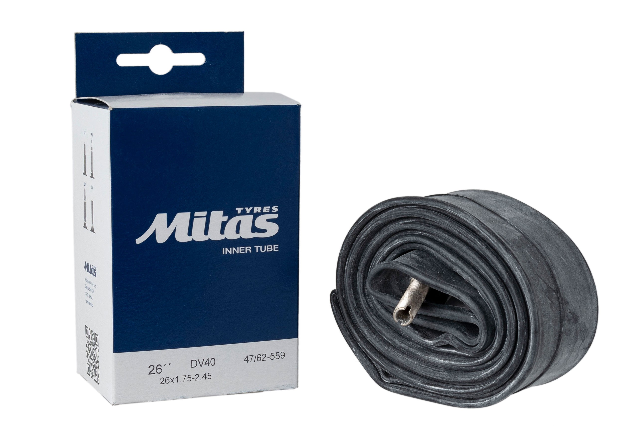 

Dętka 26 X 1,75/2,45 Rubena Mitas DV-40MM
