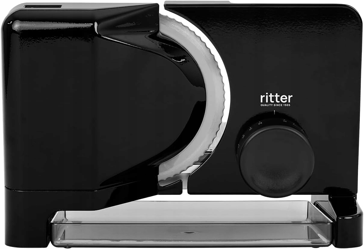 Krajalnica Elektryczna Ritter E16 do Wędlin Chleba Mocna Metalowa Czarna