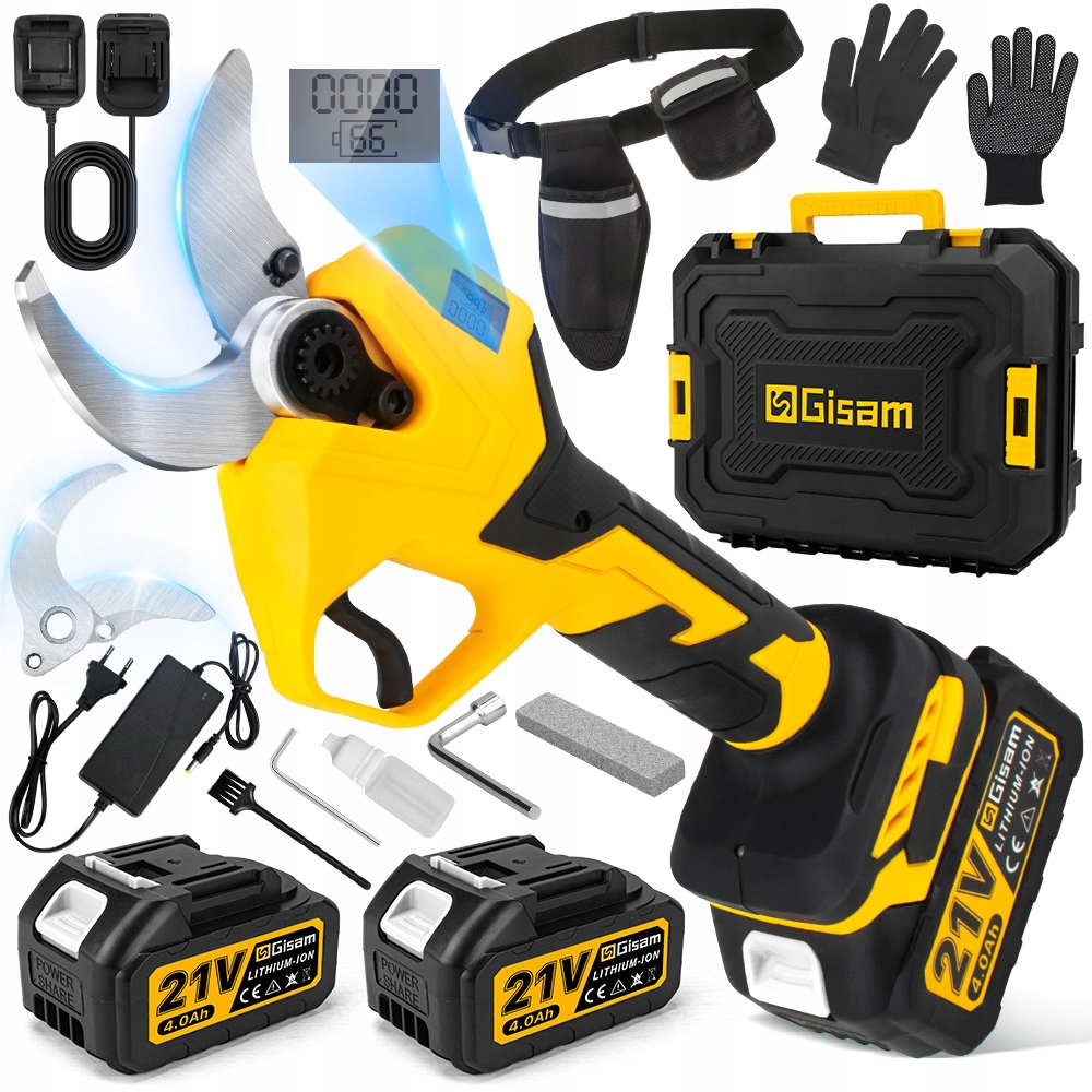 Nożyce elektryczne do przycinania bezszczotkowe 40mm akumulatorowe nożyczki ogrodowe