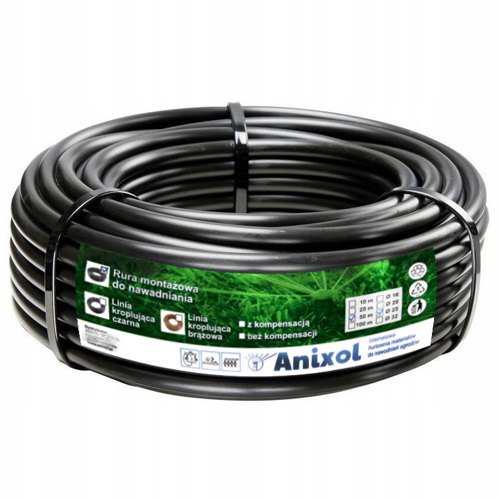 Rura 16mm 100m PN6 Pe do zasilania zraszaczy linii z pompy Ankor