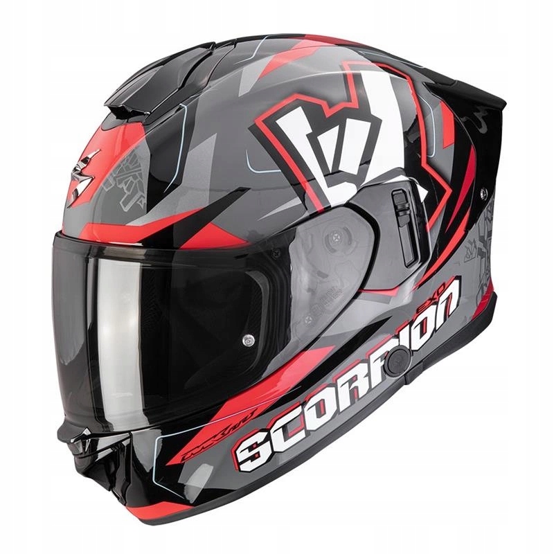 Helma Scorpion EXO-530 Air Rok Grey/black/red šedá čierna červená Darčeky
