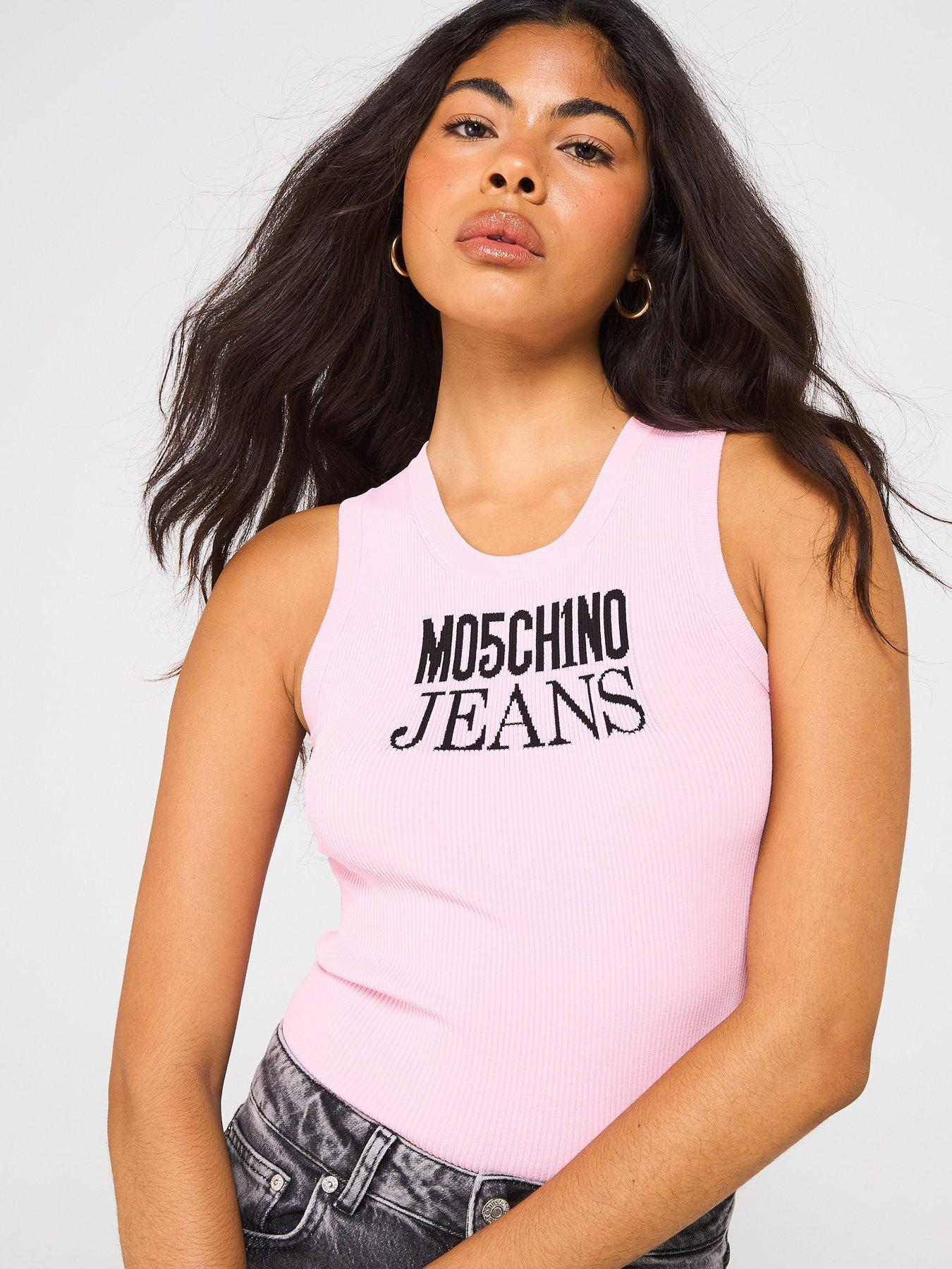 Moschino Top S Logem K1A0887 L