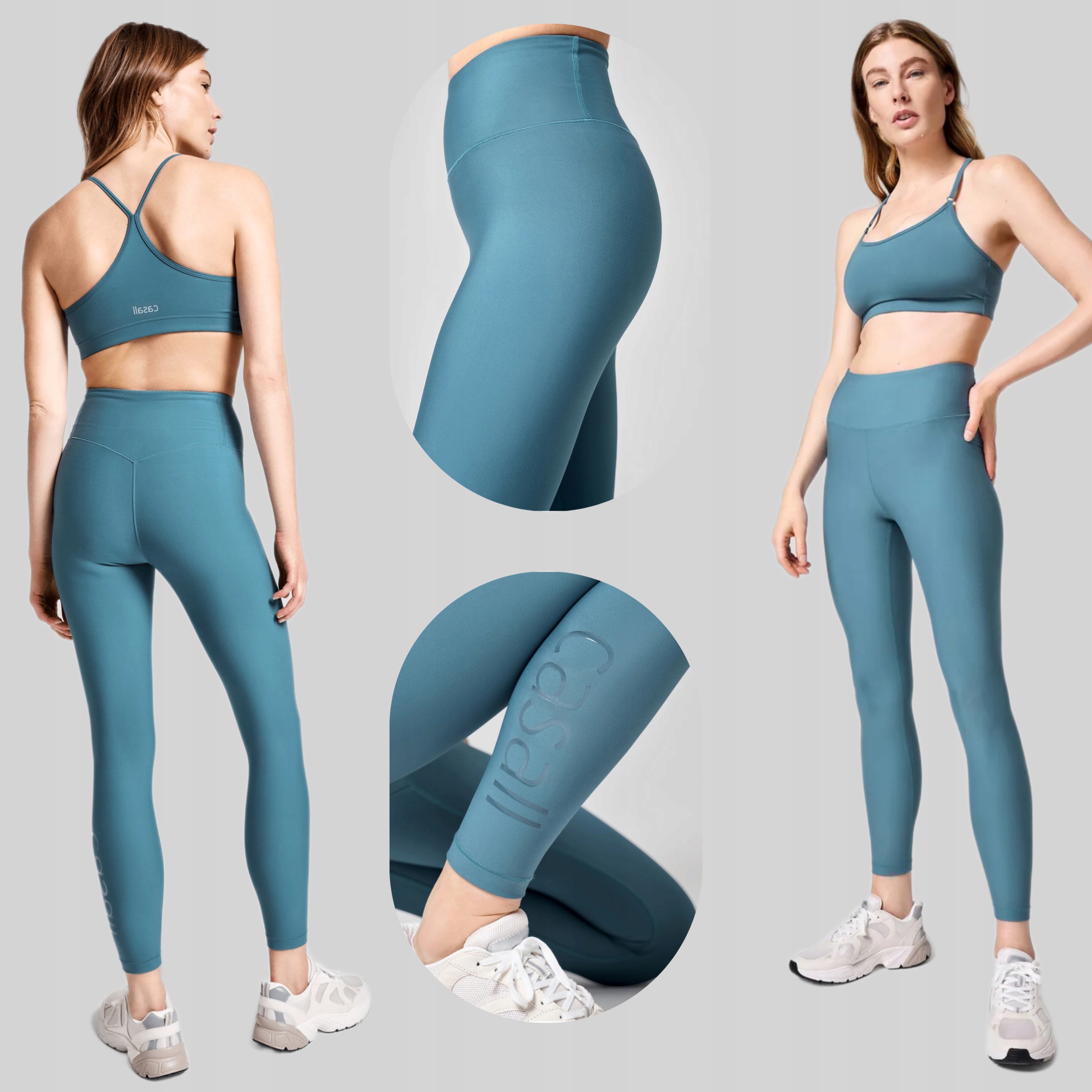 Legginsy Sportowe Casall Damskie Bezszwowe z wysokim stanem Eko r. 36