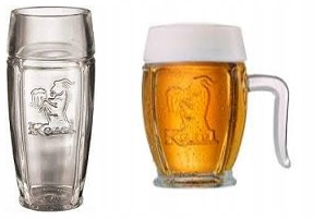 Sada Pivních džbánů 0.3L 0.5L Kozel Sklenice Pivní Sklenice 4 ks 4x džbány sklenice