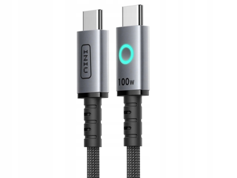 Kabel Usb-c Usb-c Iniu Leopard 100W 1.2 m Czarno-szary