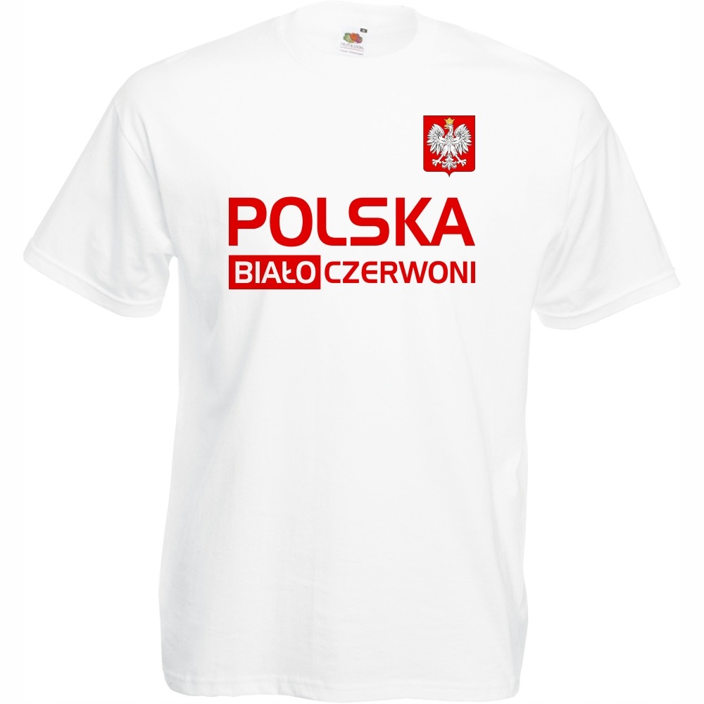 

Koszulka kibica Polska reprezentacja XXL biała