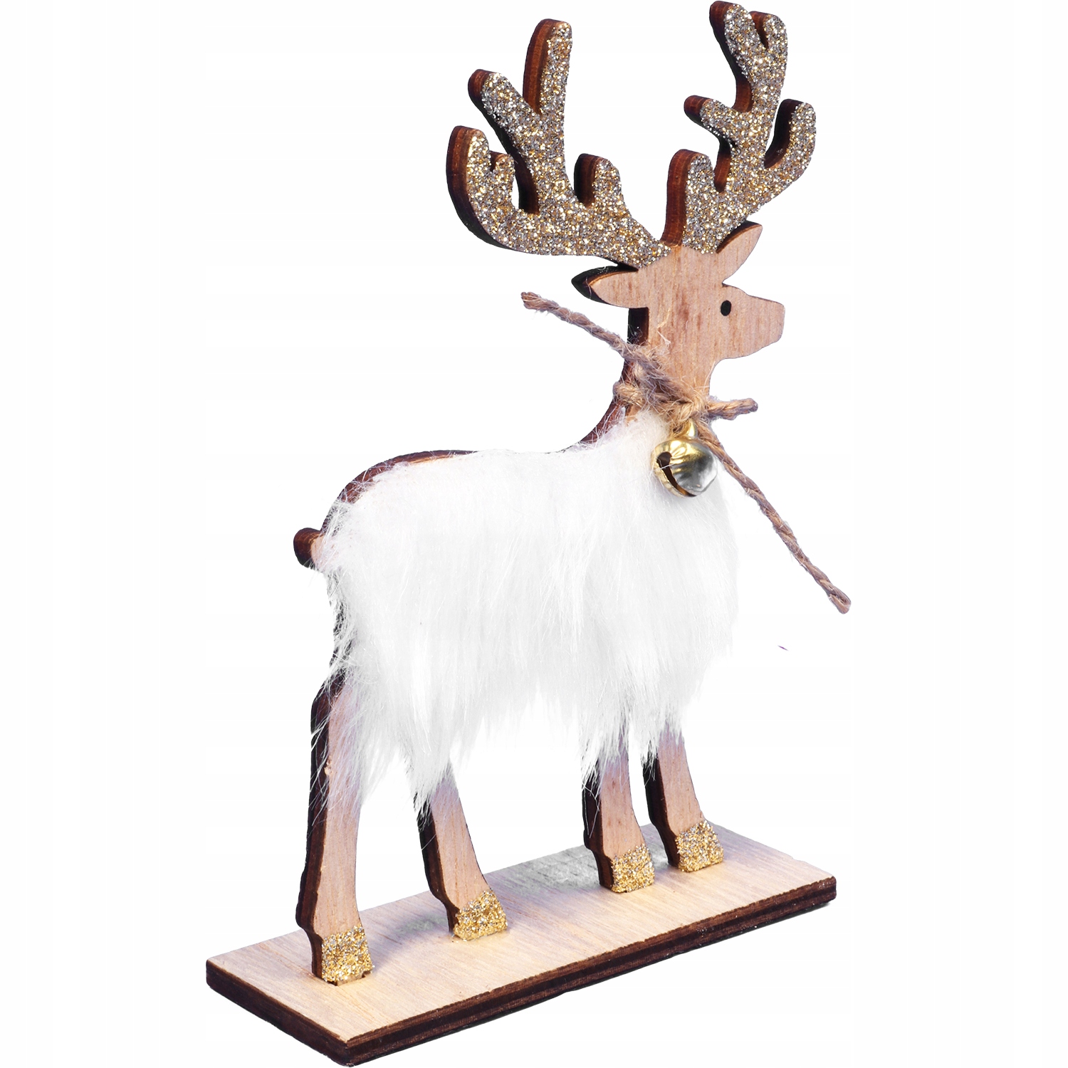 RENIFER FIGURKA DREWNIANA Z FUTERKIEM II Motyw zwierzęta