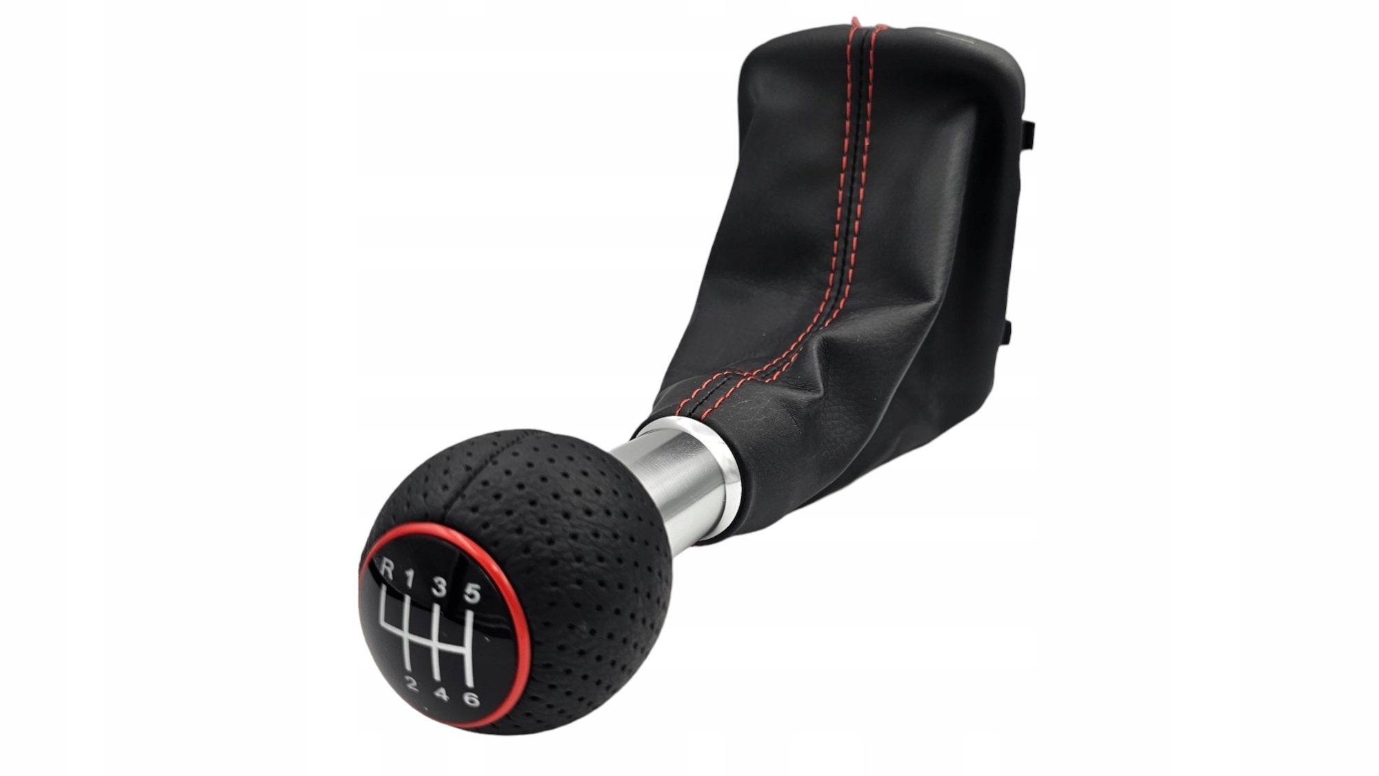 GAŁKA ZMIANY BIEGÓW MIESZEK AUDI A3 8L 2000-2003 CZERWONA NIC 12MM 6 BIEGÓW Producent części Inny