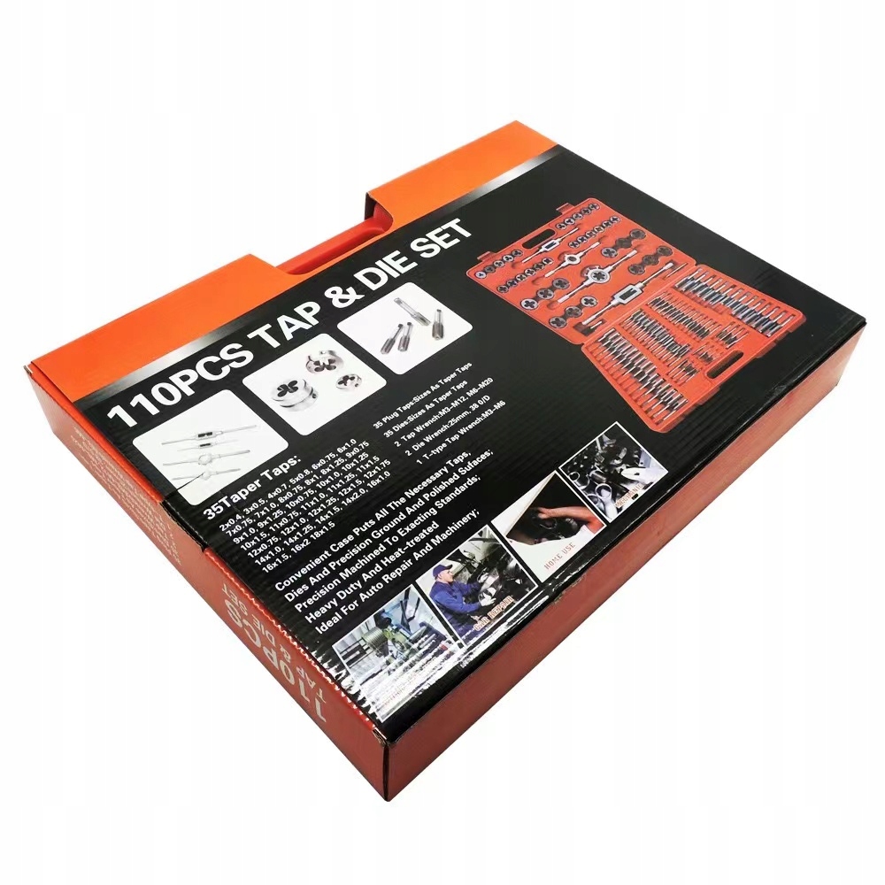 Zestaw gwintowników i narzynek metryczne M2-M Marka inna