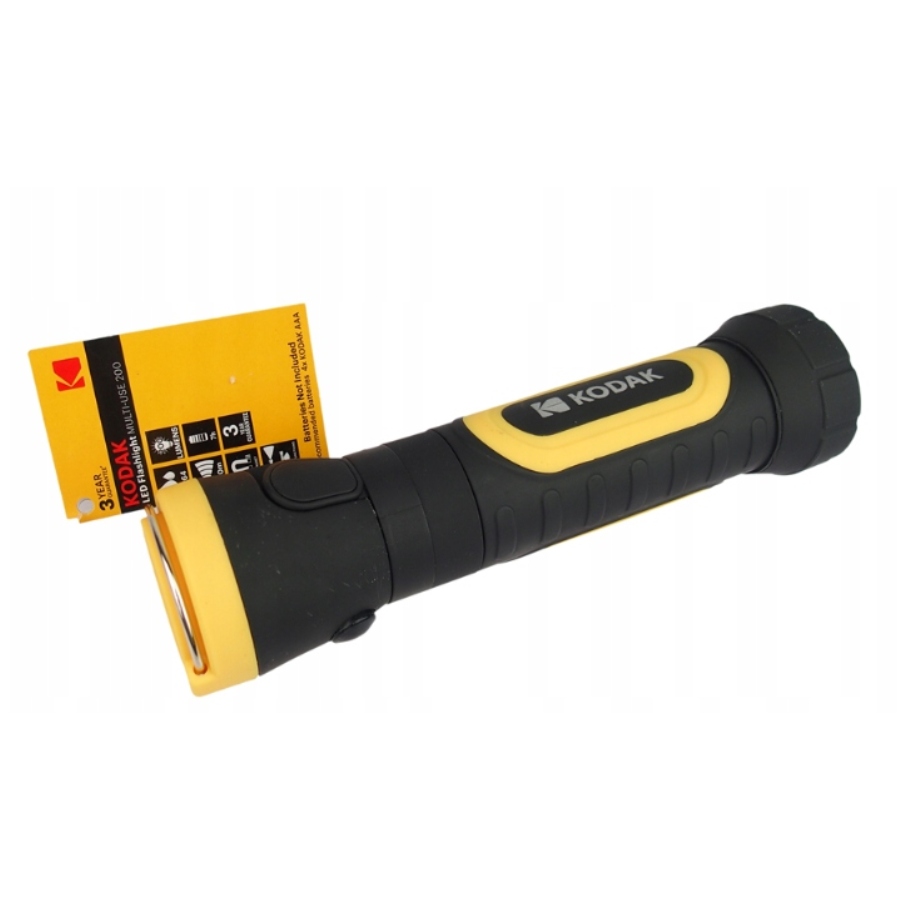 Kodak latarka Led Multi-use 200 Lumenów 1szt Zasięg 10m 4xAAA