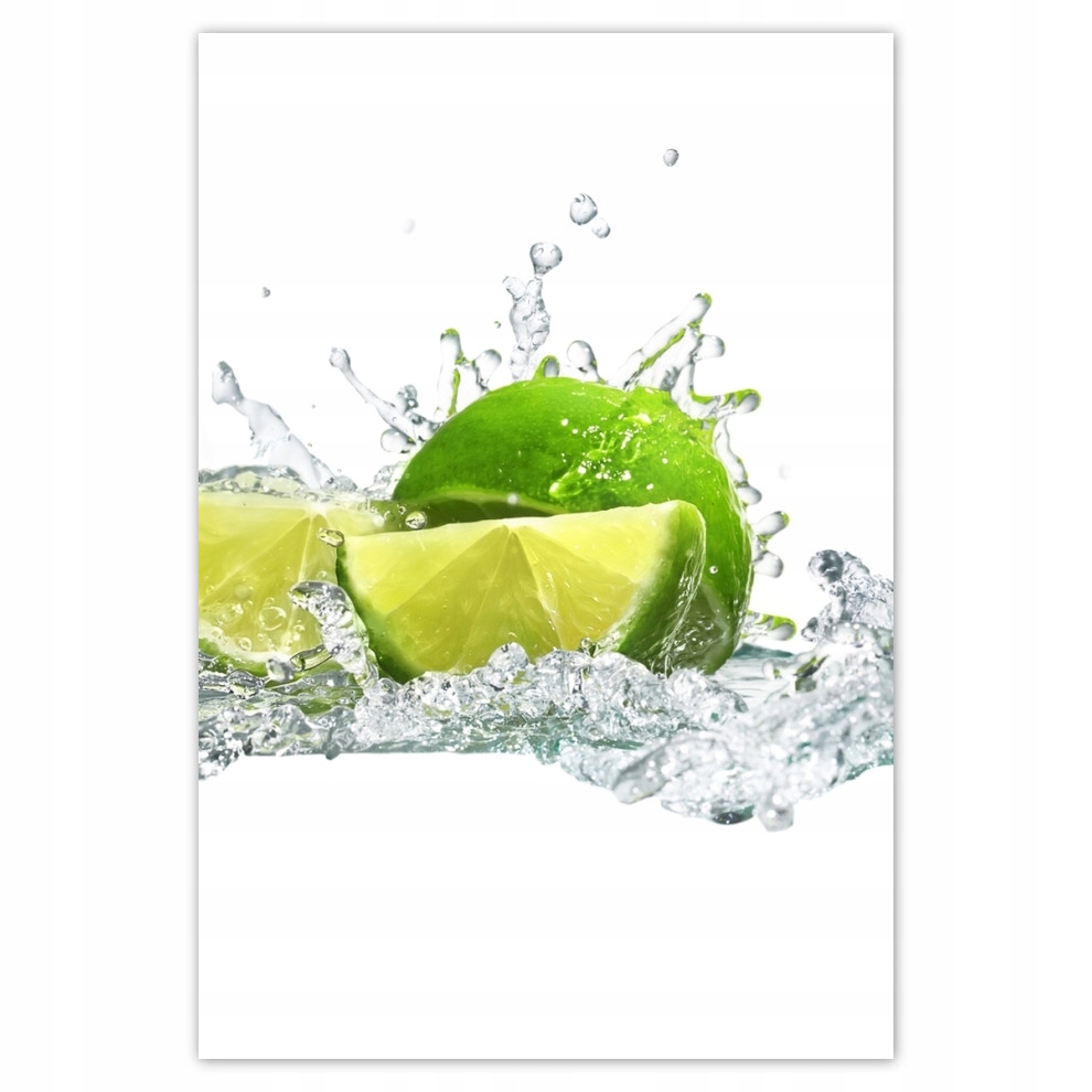 

Naklejki 135x200 Limonka chlupiąca woda