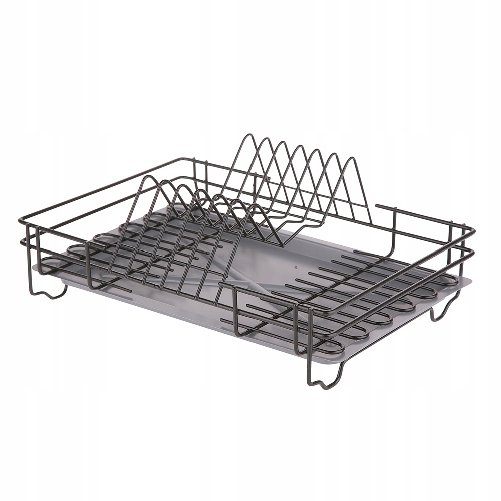 Suszarka do naczyń Stojąca na zlew blat czarna