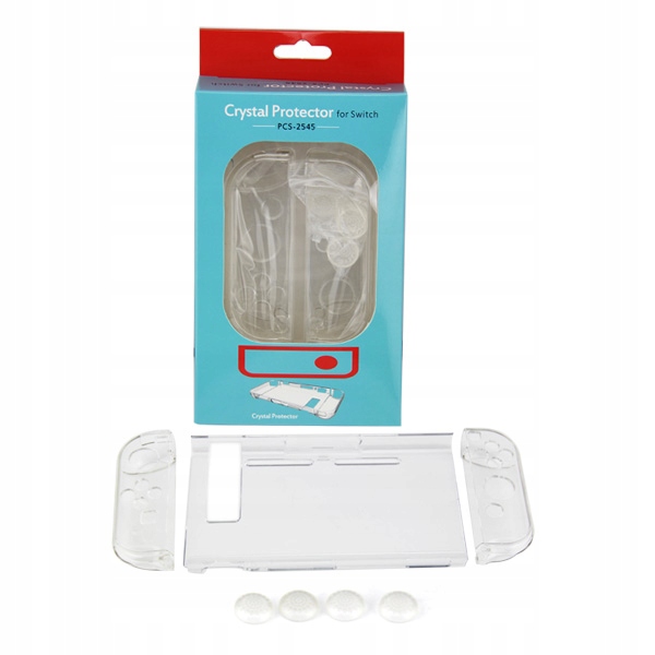 You2K Crystal case etui na konsolę Switch i joy-cony + nakładki biały