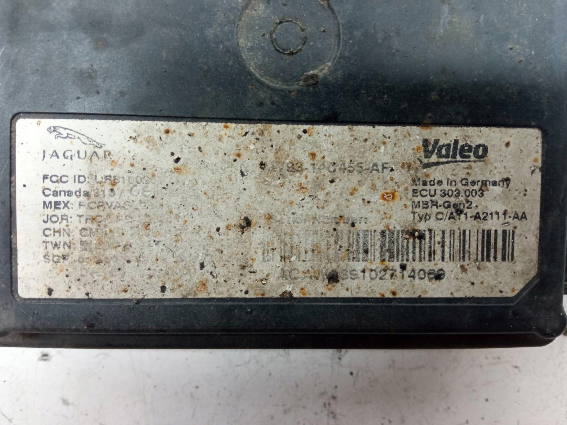 module sensor MARTWEGO POLA Jaguar XJ VIII (2009-2019) X351