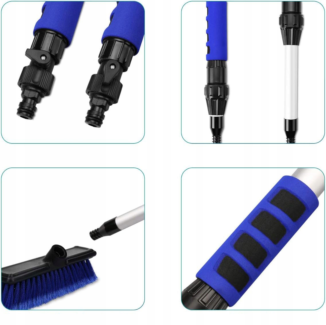 SZCZOTKA TELESKOPOWA MYCIA AUTA SAMOCHODU + ZAWÓR Producent SATRA