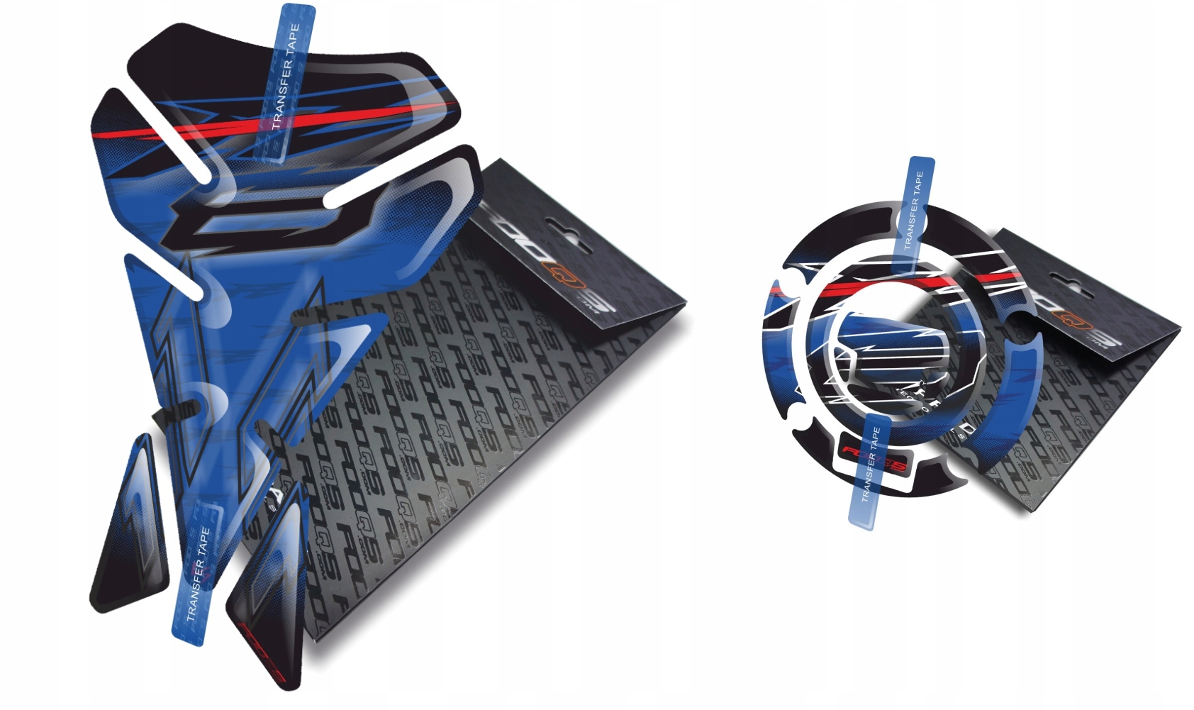 Tank-pad Cap-pad V1 od společnosti Fooqs pro Yamaha FZ-8 Modrý