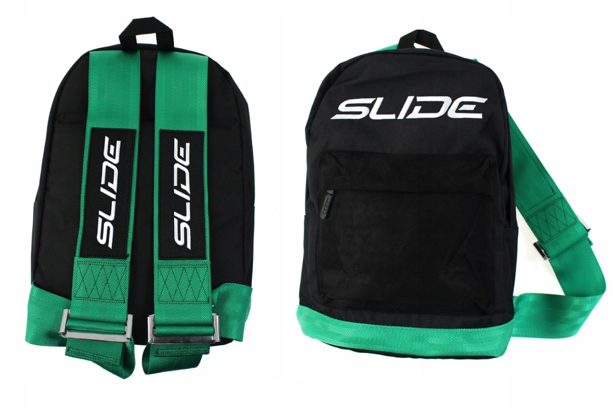 PLECAK Z SZELKAMI (PASAMI) SLIDE TAKATA ZIELONY