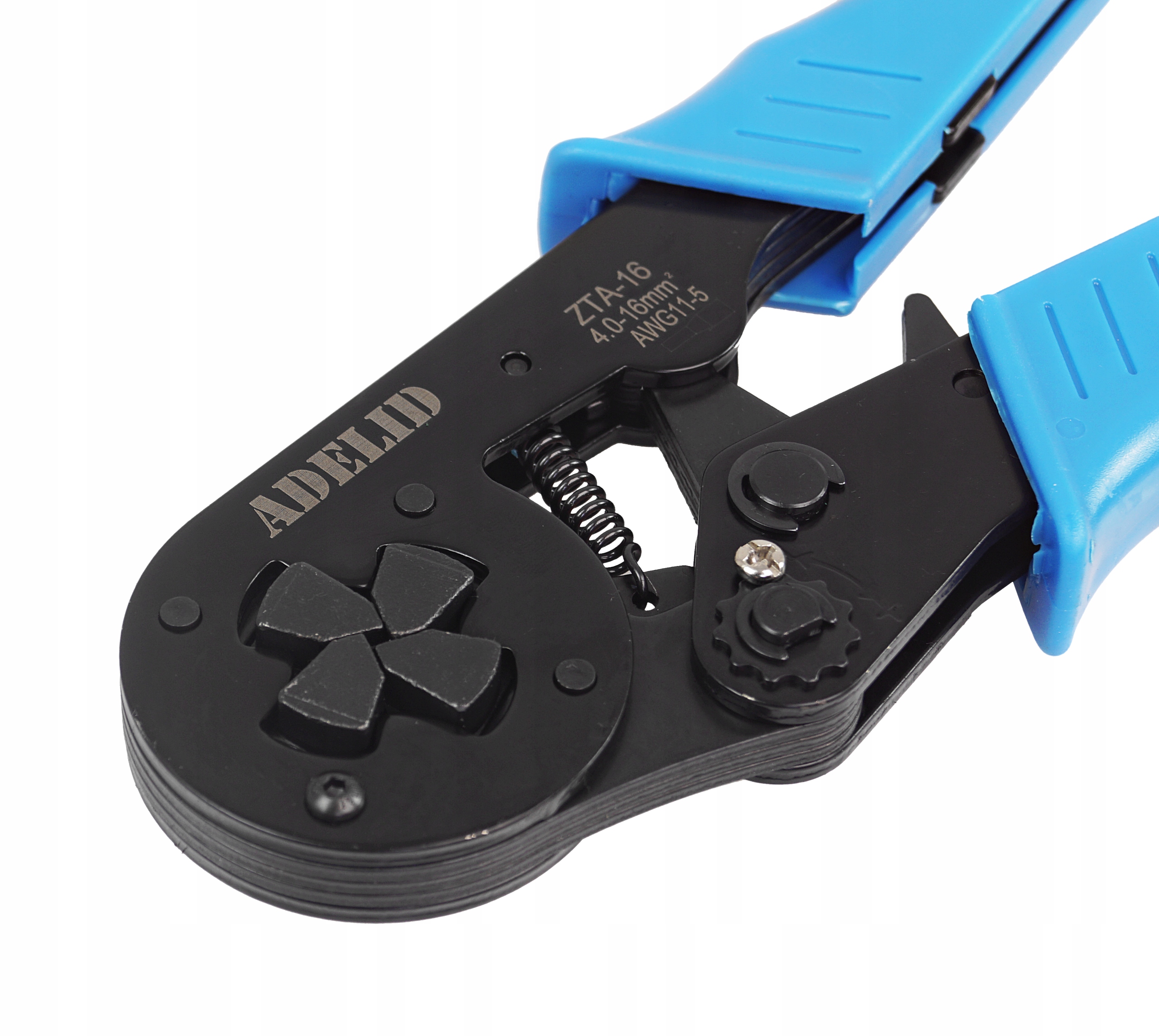 ZACISKARKA PRASKA KOŃCÓWEK TULEJEK KABLI 4-16 mm Model ZTA-16