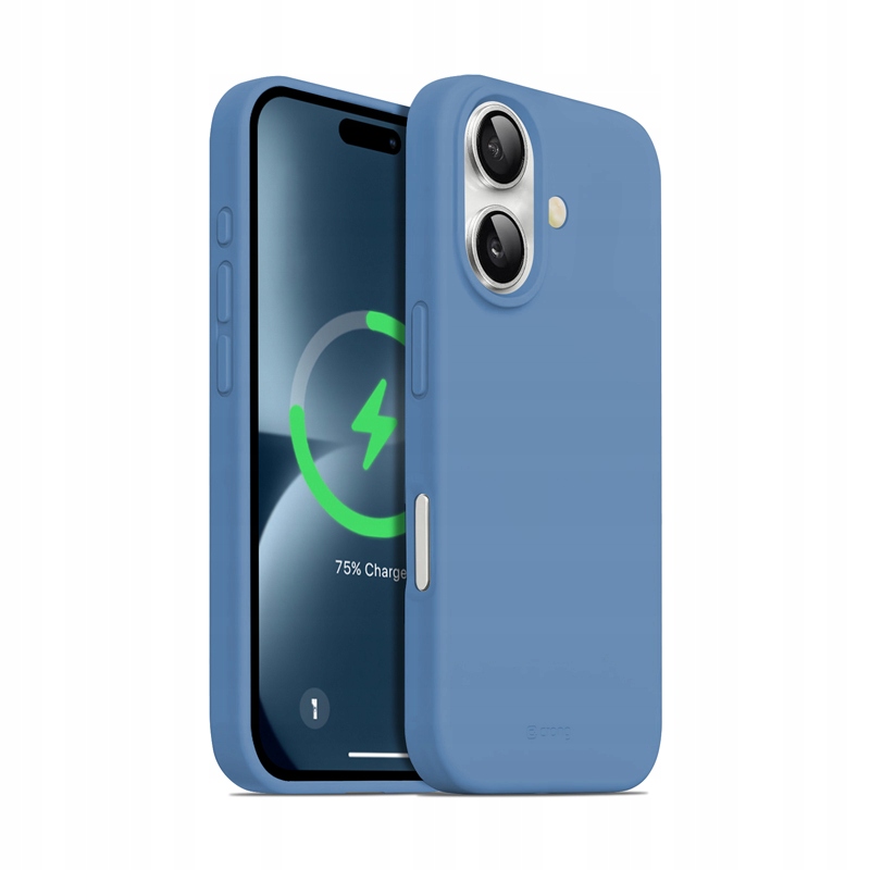 Crong Color Cover Magnetic – Pouzdro pro iPhone 16 MagSafe (modré)