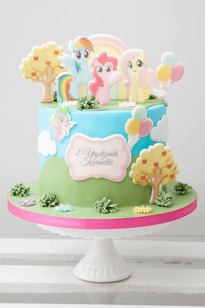 Dekorácia na tortu My Little Pony Poníky HOTOVÁ 16 El figúrky oblátky ozdoba Kód výrobcu 5905868466706