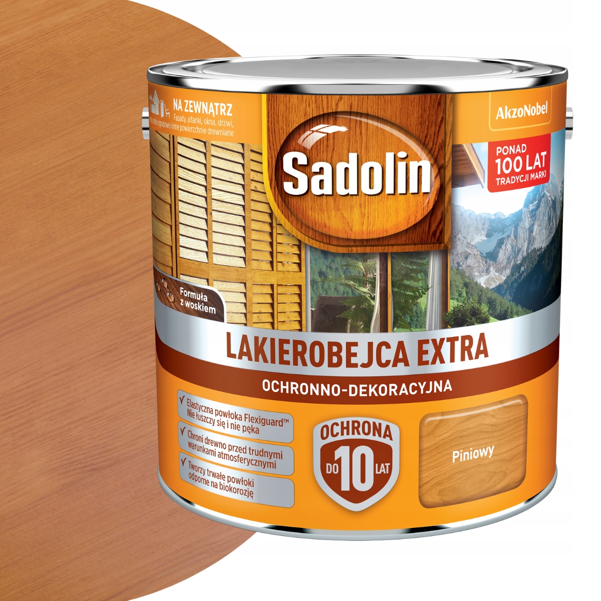 Sadolin Lakierobejca Extra Do Drewna 5L Piniowy