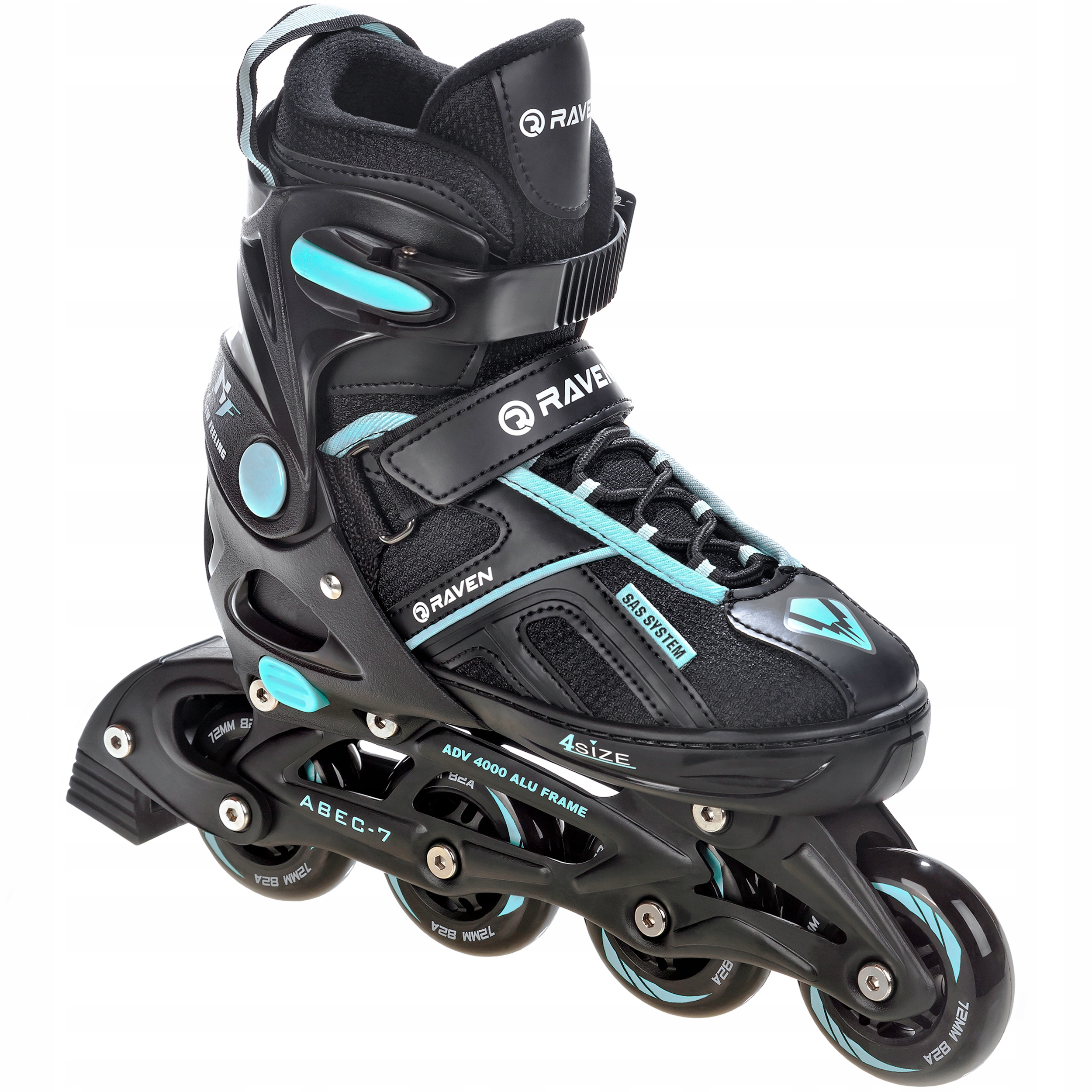 

Rolki Regulowane Raven Pulse Black/Cyan 37-40